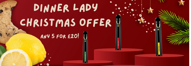 Multibuy Offer: dinner lady v800 Disposable Pod Device Kit 5 for 20 Pounds Only