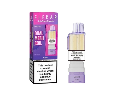 ELF BAR Joinone Classics Prefilled pod and refill | GRAPE :: Online  Shopping Vapes Birmingham